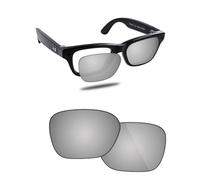 Fiskr Replacement Lenses for Ray-Ban Meta Blayzer Optics (Gen 2) RW7001 50mm Smart Glasses, Impact Resistant & Perfect Fit, Metallic Silver, One Size