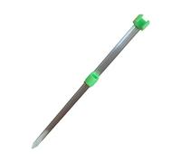 FISSION - Single Fishing Rod Aluminium Sand Spike Surf Beach with Lumi Glow in the Dark Rod Cup and Rest - 100cm [25-3594]