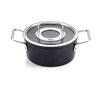 Fissler Adamant/Aluminium Cooking Pot (Diameter 18 cm, 2L) Pots Coated with Glass Lid, Non-Stick - Induction