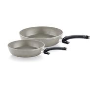 Fissler Ceratal Comfort Pan Set / 2 Pieces Aluminium Frying Pan, Ceramic Coated (24 + 28 cm) Ceramic Frying Pan Non-Stick - Induction