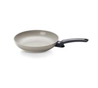 Fissler Ceratal Evo Classic Frying Pan Diameter 28 cm Warm Grey - Ceramic Pan Made Without PFAS/PTFE, Water-Based Non-Stick Coating, Ergonomic Handle, Induction, Made in Germany