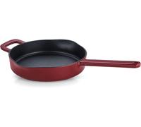 Fissler Moments Collection/Enameled cast iron pan Ø 26 cm burgundy