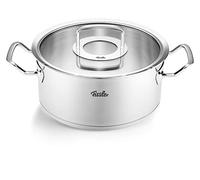 Fissler Original Profi Collection/Roasting Pot (Diameter 20 cm, 2.6 litres) Stainless Steel Cooking Pot with Glass Lid - Induction