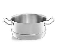 Fissler Original Profi Collection Stainless Steel Steamer Insert Diameter 24 cm Induction Steamer Perforated Induction Steamer Silver 9.5 Inch