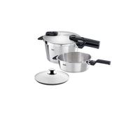 FISSLER pressure cooker set VITAQUICK PREMIUM 4.5 L + 2.5 L glass lid Germany