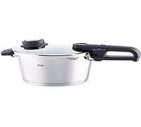 Fissler Pressure Cooker with Steamer Insert and Tripod, Suitable for All Hob Types Including Induction, Stainless Steel, Capacity: 4.5 L, Diameter: 22 cm, Vitavit Premium