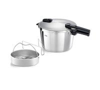 Fissler Vitaquick Premium/Large Pressure Cooker (8 L, Diameter 26 cm) with Insert, Stainless Steel Pressure Cooker, 2 Cooking Levels, Made in Germany, Induction