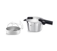 fissler vitaquick premium pressure cooker 4 5 l steamer insert Germany induction