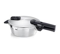 Fissler Vitaquick Premium/Pressure Frying Pan (2.5 L, Diameter 22 cm) Stainless Steel Pressure Cooker, 2 Cooking Levels, Made in Germany, Induction