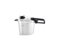 Fissler Vitavit Premium Pressure Cooker 6 L Diameter 22 cm Stainless Steel Steamer 4 Cooking Levels Including Insert Induction,Silver,622-412-06-070/0