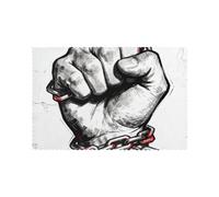 Fist Chain Brotherhood Placemats Set of 6-Washable Heat Resistant Dining Table Mats, Non Slip Kitchen Table Decor for Daily Use