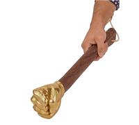 Fist Hammer 2 lb Gold-Finished Stainless Steel Tool with Solid Wood Handle