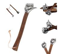 Fist Hammer,2025 2.1 lbs Stainless Steel Hammer with Solid Wood Handle for Outdoor Camping,Multi-Purpose Crafts and Hardware Tools,Also a Good Gift Choice for Craftspeople