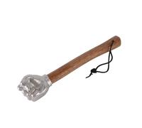 Fist Hammer Tool, 2lb Stainless Steel Fist Shaped Hammer with Solid Wood Handle Multi Purpose Hand Hammer for Home Workshop Camping and Outdoor Use