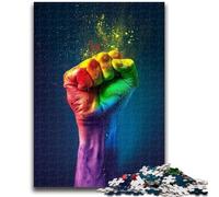Fist Hand Gesture 1000 Pieces Jigsaw Puzzles for Adults And Teens,Learning Educational Toy for Is Ideal As A Gift for The Whole Family (38X26cm)