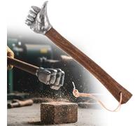 Fist Shape Hammer Stainless Steel Multifunctional Tool - Artistic Desktop & Car Decor, Emergency Hammer, Solid Hammers Hardware Tools, Unique Motivational Gift for Car Owners & Craftsmen