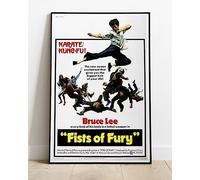 Fists Of Fury Bruce Lee Movie Film Promo Poster :: Huge 36"x24" Poster Print Similar (Slightly Larger) to A1 Size : Retro Reproduction BRING YOUR WALLS TO LIFE !!