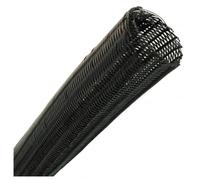 Fisual Black Expandable Self Closing Cable Tidy 32mm - Price Per Metre