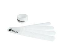 FISUAL Chunky Cable Ties White 20 Pack | Blister-packed set of 20, reusable hook-and-loop fastening, keeps power cables separate from AV cables