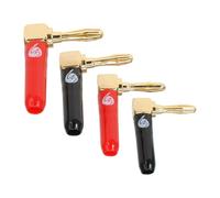 Fisual Easy Fix 90 Degree Banana Plugs (Pack Of 4)