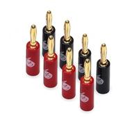 FISUAL Easy Fix Banana Plugs (Pack Of 4)