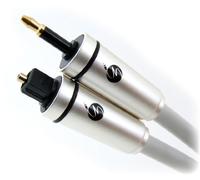 Fisual Pearl Mini-Toslink to Optical Cable (Apple Mac Special) - White - PARENT ASIN (1 Metre)