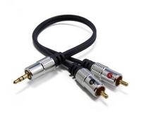 Fisual Pro Install Series 3.5mm Jack To Phono Cable 10m