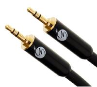 FISUAL S-Flex 3.5mm Jack to 3.5mm Jack Cable - Black, 5m