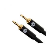 Fisual S-Flex Black Custom Made 3.5mm Jack To Jack Cable 5m