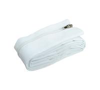 Fisual Zip Cable Tidy Wrap (50mm Dia 2m Length, White)