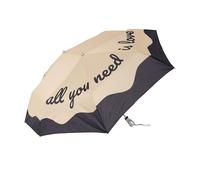 Fisura - “All You Need Is Love” Folding Umbrella for Two - Automatic Open, Wind-Resistant, Compact Travel Umbrella, Large Coverage 116 cm