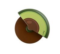 Fisura - “Avocado” Pizza Cutter Wheel - Stainless Steel Pizza Slicer with Ergonomic Handle - Funny Kitchen Gadget & Original Gift
