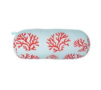 Fisura - Beach pillow for sunbathing Corals, Sunbed pillow, Beach cushion, Original cushion made of polyester for Festival, Camping, Holiday Beach Travel. 29 x 12 cm