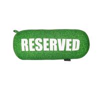 Fisura Reserved Beach Cushion, Cylinder Pillow 29 x 12 cm, Green Pool Cushion, Original Travel Pillow, Polyester Camping Pillow., green, Estándar