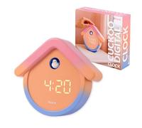 Fisura - Digital cuckoo alarm clock. Original cuckoo design. 3 alarms, 3 brightness levels, date & temperature display. Type-C cable. 7.87 in x 6.97 in. Perfect for nightstands
