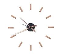 FISURA DIY Copper Wall Clock Set for Office Kitchen Bedroom Living Room Home Decoration