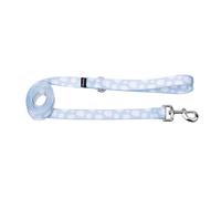 Fisura - Dog Lead with Cloud Print - Adjustable Nylon Pet Lead for Small & Medium Dogs - Strong with Metal Clip & Soft Grip - 47" x 1"
