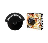 Fisura - “F*ck Salad” Pizza Cutter Wheel - Stainless Steel Pizza Slicer with Ergonomic Handle - Funny Kitchen Gadget & Original Gift