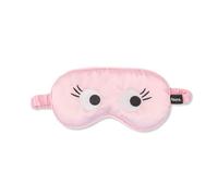 FISURA - Funny Eye mask for Sleeping Eyes, Pink Blackout Sleep mask for Women, Ultra-Soft Sleeping Eye Cover for Travel with Elastic Band, Made of Polyester 20 x 10 cm