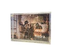 Fisura | Gold Glitter Photo Frame for 1 Photo 10 x 15 cm, Transparent 2.2 x 10.5 x 15.5 cm