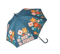 Fisura - Large umbrella. Youth umbrella. Automatic umbrella with button. Strong umbrella. Different models. 106 centimetres in diameter. (No rain, green)