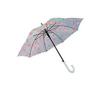 Fisura - Large umbrella. Youth umbrella. Automatic umbrella with button. Strong umbrella. Different models. 106 centimetres in diameter. (Sakura, blue)