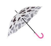 Fisura - Large Windproof Umbrella Cow Design, Original Compact umbrella with button for Women & Men, Wind Resistant, Automatic Open, For Travel, Golf - Birthday Gifts