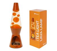 Fisura Lava Lamp with Candle. Electricity-Free Lamp. Eco-Friendly Motion lamp. Original Gift. Measurements: 29 centimetres x 8.5 centimetres (Candle, Terracotta)