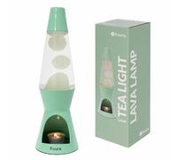 Fisura Lava Lamp with Candle. Electricity-Free Lamp. Eco-Friendly Motion lamp. Original Gift. Measurements: 29 centimetres x 8.5 centimetres (Candle, Mint)