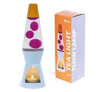 Fisura Lava Lamp with Candle. Electricity-Free Lamp. Eco-Friendly Motion lamp. Original Gift. Measurements: 29 centimetres x 8.5 centimetres (Candle, Orange)