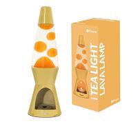 Fisura - Magma Lamp with Candle. Electricity-Free Lamp. Eco-Friendly Motion lamp. Original Gift. Measurements: 29 cm x 8.5 cm (Candle, Yellow)