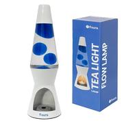 Fisura Lava Lamp with Candle. Electricity-Free Lamp. Eco-Friendly Motion lamp. Original Gift. Measurements: 29 centimetres x 8.5 centimetres (Candle, Blue)
