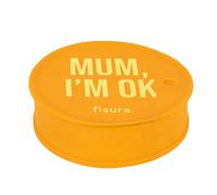 Fisura Mum I'm OK Cup Lid - Original Blue Drink Protector - Reusable Drink Cover - Anti Spill Cup Protection Made of Silicone