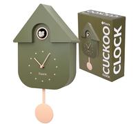 Fisura - Olive Green & Beige Cuckoo Wall Clock. Original Wall Clock
